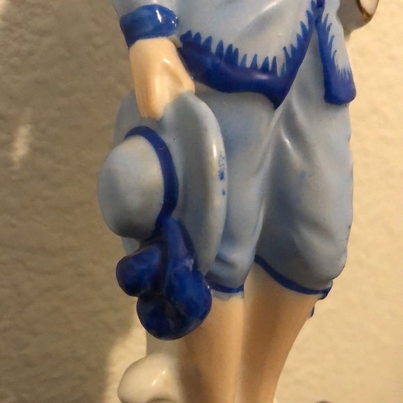 Pottery Figurine Little Boy Blue 7.75"H - Picture 10 of 13